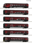 Roco 6200178 - H0 - 6-tlg. Set Personenwagen Railjet neue Generation, ÖBB, Ep. VI